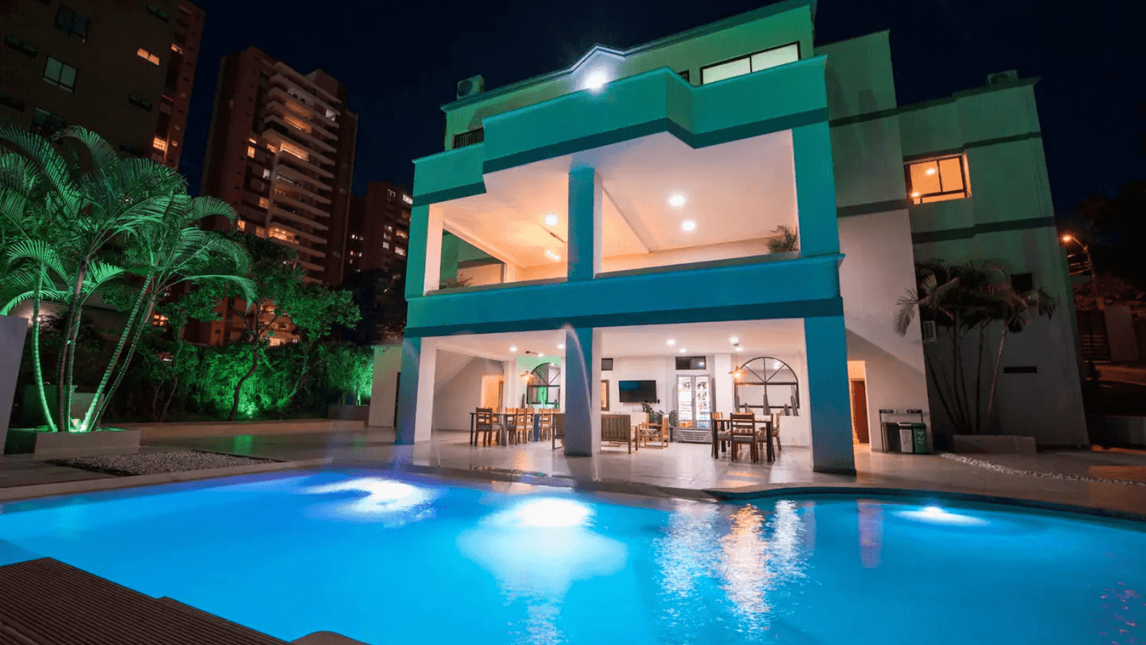 bachelor party house rentals colombia